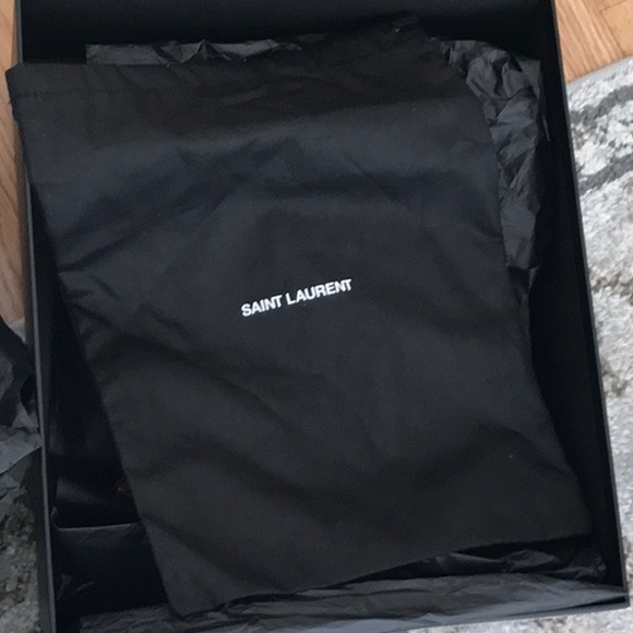 🤎💜 Saint Laurent 💜🤎 DARK VIOLET Vertigo STELLA Lou Ankle Zipper Boots sz 35! - Picture 16 of 16